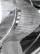 Spec-D Factory Style Headlights w/ Amber Reflectors (Matte Black Housing/Clear Lens) Nissan Rogue 2008-2015                                     - 2LH-RGE08JM-RS - Image 6