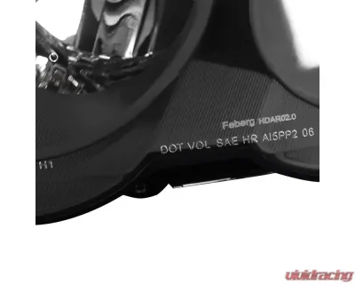 Spec-D Factory Style Headlights w/ Amber Reflectors (Matte Black Housing/Clear Lens) Acura RSX 2002-2004 - 2LH-RSX02JM-RS