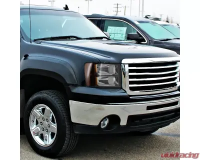 Spec-D Factory Style Headlights (Matte Black Housing/Clear Lens) GMC Sierra 2007-2014 - 2LH-SIE07JM-RS