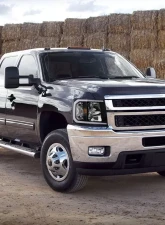 Spec-D LED C-Bar Factory Style Headlights w/ Amber Reflector (Matte Black Housing/Clear Lens) Chevrolet Silverado 2007-2014                                     - 2LH-SIV07JM-G3-GO - Image 9