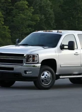 Spec-D LED C-Bar Factory Style Headlights w/ Amber Reflector (Matte Black Housing/Clear Lens) Chevrolet Silverado 2007-2014                                     - 2LH-SIV07JM-G3-GO - Image 10