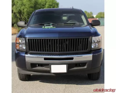 Spec-D Factory Style Headlights (Matte Black Housing/Clear Lens) Chevrolet Silverado 2007-2014 - 2LH-SIV07JM-RS