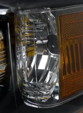 Spec-D Factory Style Headlights (Matte Black Housing/Clear Lens) Chevrolet Silverado 2007-2014                                     - 2LH-SIV07JM-RS - Image 4