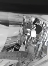 Spec-D Factory Style V2 Headlights (Chrome Housing/Clear Lens) Chevrolet Silverado 1500 2014-2015                                     - 2LH-SIV14-V2-RS - Image 2