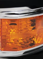 Spec-D Factory Style V2 Headlights (Chrome Housing/Clear Lens) Chevrolet Silverado 1500 2014-2015                                     - 2LH-SIV14-V2-RS - Image 5