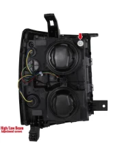 Spec-D Factory Style V2 Headlights (Chrome Housing/Clear Lens) Chevrolet Silverado 1500 2014-2015                                     - 2LH-SIV14-V2-RS - Image 8