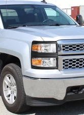 Spec-D Factory Style V2 Headlights (Chrome Housing/Clear Lens) Chevrolet Silverado 1500 2014-2015                                     - 2LH-SIV14-V2-RS - Image 10