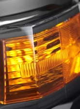 Spec-D Factory Style V2 Headlights (Matte Black Housing/Clear Lens) Chevrolet Silverado 1500 2014-2015                                     - 2LH-SIV14JM-V2-RS - Image 3