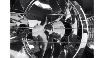 Spec-D Factory Style Headlights (Matte Black Housing/Clear Lens) Lincoln Town Car 2005-2011                                     - 2LH-TCAR03JM-EU - Image 3