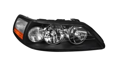 Spec-D Factory Style Headlights (Matte Black Housing/Clear Lens) Lincoln Town Car 2005-2011                                     - 2LH-TCAR03JM-EU - Image 7