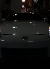 Spec-D Dual Halo Projector Headlights (Glossy Black Housing/Smoked Lens) Nissan 350Z 2003-2005                                     - 2LHP-350Z03G-TM - Image 4