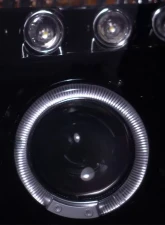 Spec-D Dual Halo Projector Headlights (Glossy Black Housing/Smoked Lens) Nissan 350Z 2003-2005                                     - 2LHP-350Z03G-TM - Image 5