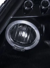 Spec-D Dual Halo Projector Headlights (Glossy Black Housing/Smoked Lens) Nissan 350Z 2003-2005                                     - 2LHP-350Z03G-TM - Image 6