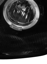 Spec-D Dual Halo Projector Headlights (Glossy Black Housing/Smoked Lens) Nissan 350Z 2003-2005                                     - 2LHP-350Z03G-TM - Image 10