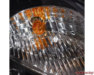 Spec-D Dual Halo Projector Headlights (Matte Black Housing/Clear Lens) Nissan 350Z 2003-2005 - 2LHP-350Z03JM-TM