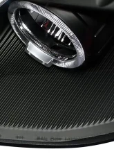 Spec-D Dual Halo Projector Headlights (Matte Black Housing/Clear Lens) Nissan 350Z 2003-2005                                     - 2LHP-350Z03JM-TM - Image 10