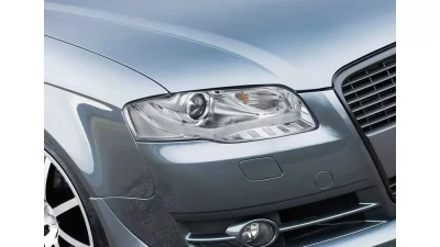 Spec-D Projector Headlights w/ R8 Style LED Light Bar (Chrome Housing/Clear Lens) Audi A4 2005-2008                                     - 2LHP-A406-8V2-TM - Image 8