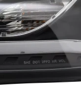 Spec-D R8 Style LED Light Bar Projector Headlights (Matte Black Housing/Clear Lens) Audi A4 2005-2008                                     - 2LHP-A406JM-8V2-TM - Image 6