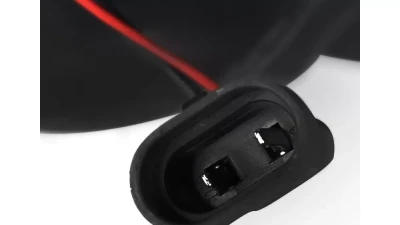 Spec-D Retro Style Projector Headlights w/ Amber Reflectors (Matte Black Housing/Clear Lens) Honda Accord 2003-2007                                     - 2LHP-ACD03JM-RS - Image 7