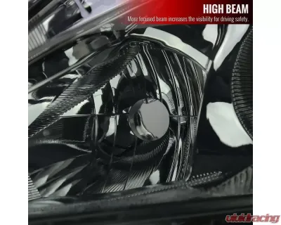 Spec-D Projector Headlights (Chrome Housing/Smoked Lens) Nissan Altima 2013-2015 - 2LHP-ALT13G-GO