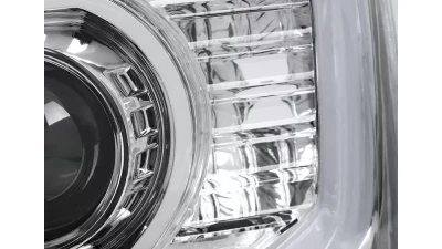 Spec-D LED C-Bar Projector Headlights (Chrome Housing/Clear Lens) Chevrolet 2007-2014                                     - 2LHP-AVA07-G2-TM - Image 5