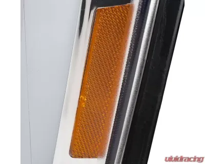 Spec-D LED C-Bar Projector Headlights (Chrome Housing/Clear Lens) Chevrolet 2007-2014 - 2LHP-AVA07-G2-TM