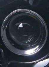 Spec-D Projector Headlights w/ SMD LED Light Strip (Glossy Black Housing/Smoked Lens) Mercedes-Benz W163 ML-Class 2002-2005                                     - 2LHP-BW16302G-TM - Image 3