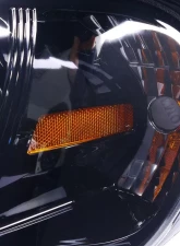 Spec-D Projector Headlights w/ SMD LED Light Strip (Glossy Black Housing/Smoked Lens) Mercedes-Benz W163 ML-Class 2002-2005                                     - 2LHP-BW16302G-TM - Image 6