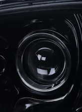 Spec-D Projector Headlights w/ SMD LED Light Strip (Glossy Black Housing/Smoked Lens) Mercedes-Benz W163 ML-Class 1998-2001                                     - 2LHP-BW16398G-TM - Image 3