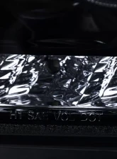 Spec-D Projector Headlights w/ SMD LED Light Strip (Glossy Black Housing/Smoked Lens) Mercedes-Benz W163 ML-Class 1998-2001                                     - 2LHP-BW16398G-TM - Image 6