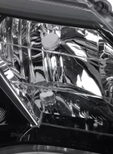 Spec-D Projector Headlight w/ Amber Reflector (Jet Black Housing/Clear Lens) - Passenger Side Only Toyota Camry 2012-2014                                     - 2LHP-CAM12GB-R-GO - Image 2