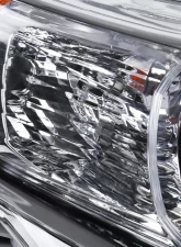 Spec-D Projector Headlight w/ Amber Reflector (Jet Black Housing/Clear Lens) - Passenger Side Only Toyota Camry 2012-2014                                     - 2LHP-CAM12GB-R-GO - Image 4