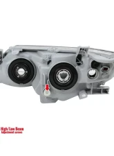 Spec-D Projector Headlight w/ Amber Reflector (Jet Black Housing/Clear Lens) - Passenger Side Only Toyota Camry 2012-2014                                     - 2LHP-CAM12GB-R-GO - Image 8