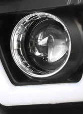 Spec-D Dual Halo Projector Headlights (Matte Black Housing/Clear Lens) Dodge Charger 2011-2014                                     - 2LHP-CHG11JM-TM - Image 3