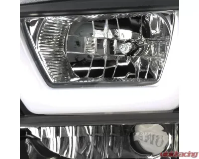 Spec-D Dual Halo Projector Headlights (Matte Black Housing/Clear Lens) Dodge Charger 2011-2014 - 2LHP-CHG11JM-TM