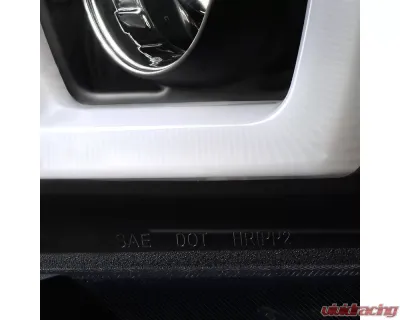 Spec-D Dual Halo Projector Headlights (Matte Black Housing/Clear Lens) Dodge Charger 2011-2014 - 2LHP-CHG11JM-TM