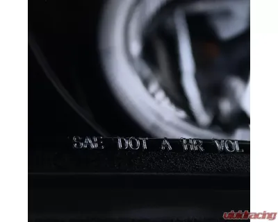 Spec-D Dual Halo Projector Headlights (Glossy Black Housing/Smoked Lens) Chevrolet Colorado | GMC Canyon 2004-2012 - 2LHP-COL04HG-TM