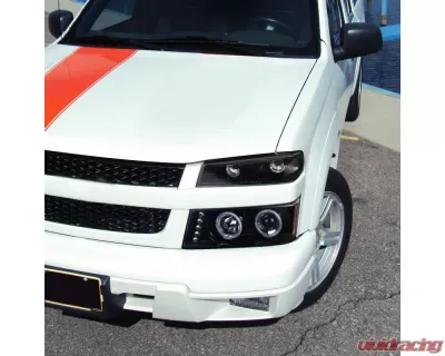 Spec-D Dual Halo Projector Headlights (Glossy Black Housing/Smoked Lens) Chevrolet Colorado | GMC Canyon 2004-2012 - 2LHP-COL04HG-TM