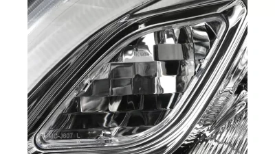 Spec-D LED Bar Projector Headlights (Chrome Housing/Clear Lens) Honda CR-V 2007-2011                                     - 2LHP-CRV07-TM - Image 3