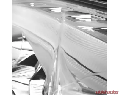 Spec-D LED Bar Projector Headlights (Chrome Housing/Clear Lens) Honda CR-V 2007-2011 - 2LHP-CRV07-TM