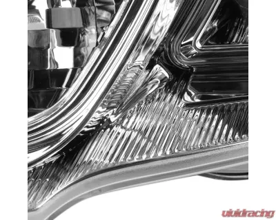 Spec-D LED Bar Projector Headlights (Chrome Housing/Clear Lens) Honda CR-V 2007-2011 - 2LHP-CRV07-TM