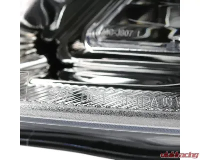 Spec-D LED Bar Projector Headlights (Chrome Housing/Clear Lens) Honda CR-V 2007-2011 - 2LHP-CRV07-TM