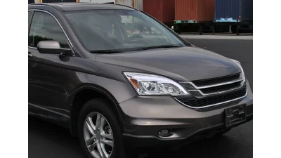 Spec-D LED Bar Projector Headlights (Chrome Housing/Clear Lens) Honda CR-V 2007-2011                                     - 2LHP-CRV07-TM - Image 10