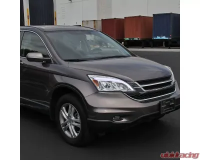 Spec-D LED Bar Projector Headlights (Chrome Housing/Clear Lens) Honda CR-V 2007-2011 - 2LHP-CRV07-TM