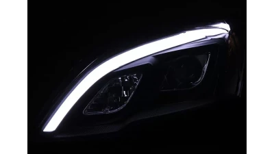 Spec-D LED Bar Projector Headlights (Matte Black Housing/Clear Lens) Honda CR-V 2007-2011                                     - 2LHP-CRV07JM-TM - Image 2