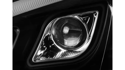 Spec-D LED Bar Projector Headlights (Matte Black Housing/Clear Lens) Honda CR-V 2007-2011                                     - 2LHP-CRV07JM-TM - Image 3