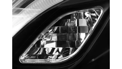 Spec-D LED Bar Projector Headlights (Matte Black Housing/Clear Lens) Honda CR-V 2007-2011                                     - 2LHP-CRV07JM-TM - Image 4