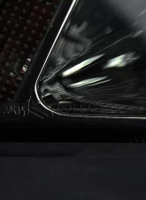 Spec-D  Projector Headlights w/ Bright White LED Bars (Glossy Black Housing/Smoke Lens) Cadillac CTS 2008-2014                                     - 2LHP-CTS08G-RS - Image 7