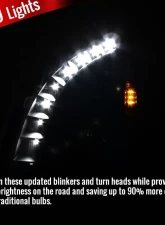 Spec-D Projector Headlights w/ LED Light Strip (Matte Black Housing/Clear Lens) Cadillac CTS 2008-2014                                     - 2LHP-CTS08JM-RS - Image 2