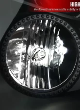 Spec-D Projector Headlights w/ LED Light Strip (Matte Black Housing/Clear Lens) Cadillac CTS 2008-2014                                     - 2LHP-CTS08JM-RS - Image 4